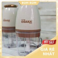 Máy xay Osaka Japan Model 350W Mới [CHÍNH HÃNG-FREESHIP], Máy Xay Sinh Tố - Thịt - Đá Cầm Tay Mini - BÙM BÙM STORE