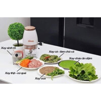 Máy xay Osaka Japan Say Thịt, Cá , Đá, Máy Say Sinh Tố Hàng Loại 1 Bh 12 Tháng Đa Năng Cầm Tay