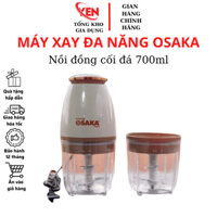 Máy xay OSAKA nắp đồng - Máy xay thịt cầm tay xay sinh tố xay mọi loại thực phẩm (Giá rẻ nhất shopee)