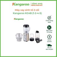 Máy xay sinh tố 2 cối đa năng Kangaroo KG4B1/KG4B2/KG4B4/KG4B5 - 1L/380W - 3 tốc độ xay - BH 12 tháng