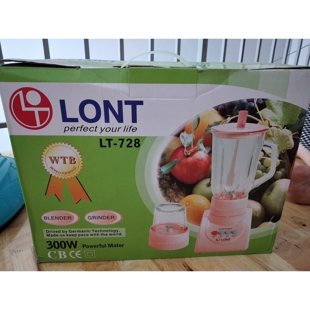 Máy xay sinh tố 2 cối Lont LT-728