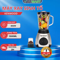 Máy Xay Sinh Tố  2 Cối KENWOOD, Công Suất 850W, Máy Xay Đa Năng, Xay Trái Cây, Xay Hạt Khô DTMart