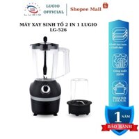 Máy xay sinh tố 2 trong 1 LUGIO Model LG526 350W xay trộn đa năng Bảo hành 12 tháng Linh giang minimart