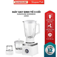 Máy xay sinh tố 3 cối SUNHOUSE SHD5582W