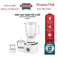 Máy xay sinh tố 3 cối SUNHOUSE SHD5582W