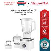 Máy xay sinh tố 3 cối SUNHOUSE SHD5582W