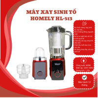 Máy xay sinh tố 3 trong 1 Homely HL-513 - Công suất 400W, dung tích 1,25L, chính hãng, an toàn, bảo hành 12 tháng