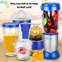Máy xay sinh tố 6 cốc đa năng Krobell 2268 ép trái cây, xay hạt, xay thịt tiện lợi bảo hành 1 năm