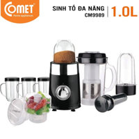 Máy xay sinh tố 7 cối nhựa kháng vỡ Comet CM9989 - dung tích 1L, xay đa năng