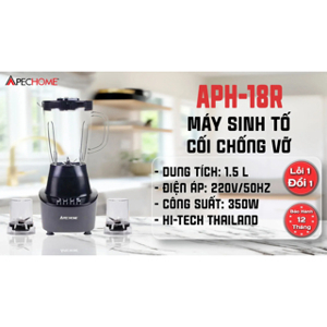 Máy xay sinh tố Apechome APH-18R -  1.2 lít, 300W