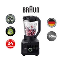 Máy Xay Sinh Tố Braun JB9040BK, Cối Xay Sinh Tố Tritan 2L, Công Suất 1600W, Nhập Đức, BH 12 Tháng, bephãn_19