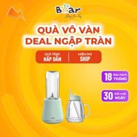 Máy Xay Sinh Tố Cầm Tay Bear LLJ-D04A1 - 2 Cối Xay Hoa Quả - 2 Bình Đựng Nước - Inox 304