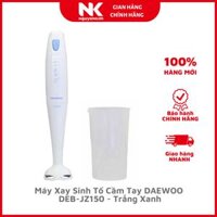 Máy Xay Sinh Tố Cầm Tay DAEWOO DEB-JZ150 150W - Trắng Xanh - Hàng chính hãng