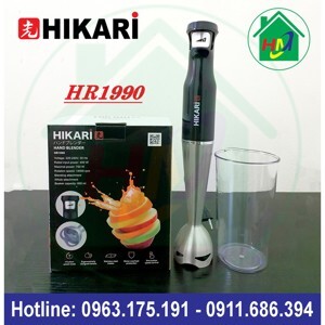 Máy xay sinh tố cầm tay Hikari HR1990 750W cối xay Inox