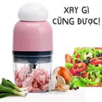 Máy Xay Sinh Tố Cầm Tay Mini Chính Hãng Osaka Nhật Bản, Máy Xay Thịt, Cua, Cá, Tỏi Ớt Đa Năng Bằng Điện Cho Bé Ăn Dặm