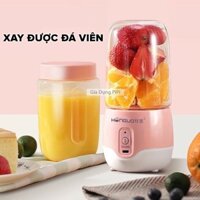 Máy Xay Sinh Tố Cầm Tay Mini Sạc Pin, Máy Xay Sinh Tố Tay Đa Năng Mini 300ml 6 lưỡi HONGUO