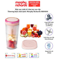 Máy xay sinh tố cầm tay Morphy Richards MR9800 Công suất 50W1A 7,4V Dung Lượng pin 1400mAh - Hàng chính hãng - Hồng