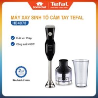 Máy xay sinh tố cầm tay Tefal HB4078 - 450W, chất liệu an toàn sản xuất tại Pháp, bảo hành 2 năm | Hàng chính hãng