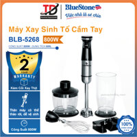 Máy Xay Sinh Tố Cầm Tay BlueStone BLB-5268, Công Suất 800W Xay sinh tố, cháo, thịt, đánh trứng, Hàng Chính Hãng