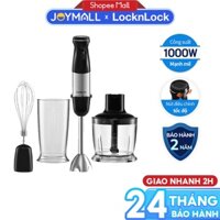 Máy xay sinh tố cầm tay LocknLock Speed Hand Blender EJM559BLK - Hàng chính hãng - JoyMall
