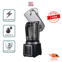 Máy xay sinh tố chuyên dụng cho quán kinh doanh, pha chế Mitomo KJ2200, Công suất 2200w, chóng ồn - BH 3 năm