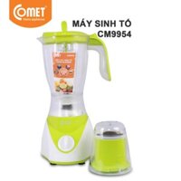 Máy Xay Sinh Tố Cối Thủy Tinh Comet CM9954N - Trắng Cam 1.5L - Hàng Chính Hãng