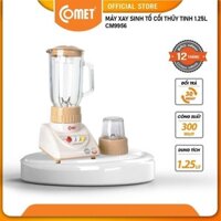 Máy xay sinh tố COMET công suất  300W cối thủy tinh 1,25L màu ngẫu nhiên