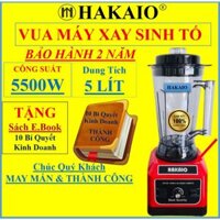 Máy xay sinh tố công nghệp HAKAIO công suất 5000w - 5500w cối xay dung tích 2L-3L-4L-5L bảo hành 2 năm xay đá, cháo,sốt