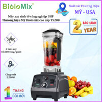 Máy xay sinh tố công nghiệp 3HP Biolomix T5200 công suất 2200W, dung tích 2 lít - Hàng Nhập Khẩu