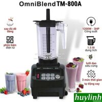 Máy xay sinh tố công nghiệp OmniBlend V-TM800A TM-800A - Công suất 1200W - 3HP - chuyên dùng cho quán kinh doanh - Hàng Nhập Khẩu