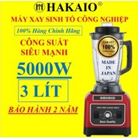 Máy xay sinh tố công nghiệp hakaio 5000w Bảo hành 24 tháng xay thịt cá rau củ quả, sinh tố ngũ cốc đồ khô xay rau má.