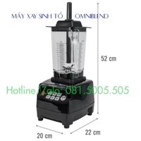 Máy Xay Sinh Tố Công Nghiệp OMNIBLEND Công Suất Lớn Giá Rẻ Xay Đá Tốt Nhất - Hàng chuẩn CHÍNH HÃNG Dụng cụ pha chế QDP