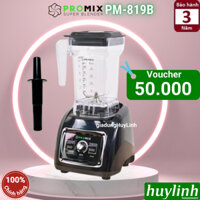 Máy xay sinh tố công nghiệp Promix PM-819B - Dung tích 1.5 lít - Công suất 1300W - Dùng cho quán kinh doanh - xay đá tốt