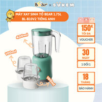 Máy Xay Sinh Tố Đa Năng 3 Cối Bear Xay Thịt, Xay Đồ Khô, Xay Đồ Ăn Dặm Công Suất Lớn BL-B10V2