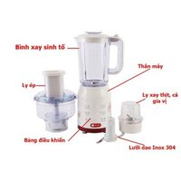 Máy xay sinh tố đa năng 3 cối công suất 300W Joyoung JYL-C012-V