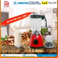 Máy Xay Sinh Tố Đa Năng ASANZO BL200P 300W 1.25 Lít Nhựa Kháng Vỡ Hàng - HÀNG CHÍNH HÃNG BẢO HÀNH 12 THÁNG