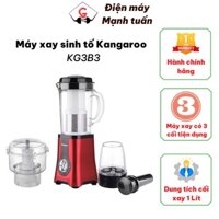 Máy xay sinh tố đa năng, máy làm sữa hạt 3 cối Kangaroo KG3B3 công suất 380W