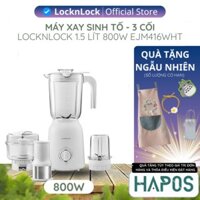 Máy xay sinh tố đa năng Lock&lock Multi Blender 1.5L - Màu trắng EJM416WHT - Hapos Mall