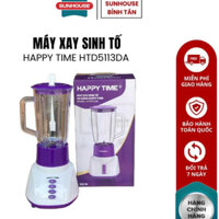 Máy xay sinh tố đa năng HAPPYTIME có thiết kế hiện đại, màu tươi tắn trẻ trung đáp ứng mọi nhu cầu cơ bản nhất của gia