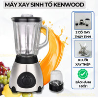 Máy xay sinh tố KENWOOD, máy xay đa năng hoa quả rau củ hạt khô với 2 cối thủy tinh công suất 850W