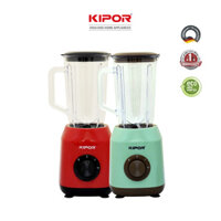 Máy xay sinh tố KIPOR KP-S306 - Lưỡi thép chống ăn mòn siêu bền - Tặng kèm 3 cối 0,2L, 0,5L, 1,5L - Tự ngắt chống quá tải - Hàng chính hãng - Màu đỏ