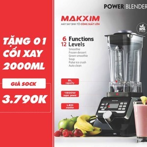 Máy xay sinh tố Makxim MKX BL2018, 2L