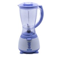 Máy xay sinh tố MATIKA MTK - 3112 có 2 cối nhựa lớn màu xanh dương 1,5L 350W