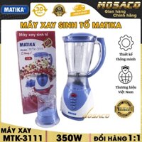 Máy xay sinh tố MATIKA MTK-3111 dung tích 1.5l công suất hoạt động 300W. Máy xay đa năng thiết kế hiện đại- MOSACO