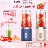 Máy xay sinh tố, Máy xay đá sinh tố cầm tay mini công suất lớn tiện lợi dùng cho gia đình, Máy ép trái cây