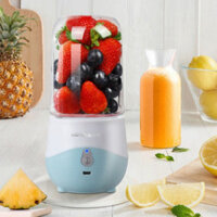 Máy Xay Sinh Tố Mini HUGO 6 Lưỡi Cầm Tay Sạc Pin - Máy Xay Sinh Tố Trái Cây Đa Năng