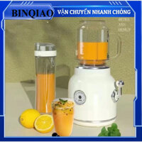 Máy xay sinh tố mini với Double Cup Retro Shake and Ice Crush Maker nước ép trái cây Mokapick