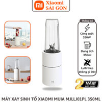 Máy Xay Sinh Tố Mini Xiaomi Mijia MJLLJ01PL 350ML - Công Suất 350W - Bản Mới Nhất 2024 - 4 Lưỡi Thép Ko Gỉ - BH 2 Năm