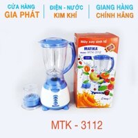 MÁY XAY SINH TỐ MTK-3112 CỐI NHỰA KHÁNG VỠ 2 CỐI 2 DAO XAY TIỆN LỢI