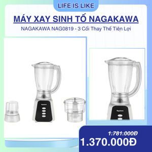 Máy xay sinh tố Nagakawa NAG0819 1.5L